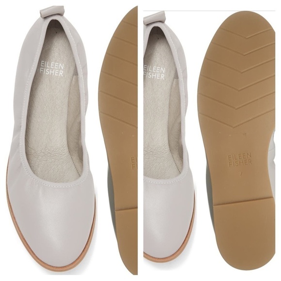 EILEEN FISHER Notion Ballet Flat color: Nappa size 6 M NIB - Picture 2 of 8